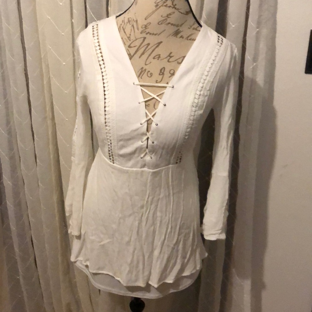 Charlotte Russe bell sleeve blouse